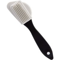 Brosse de nettoyage à 4 côtés avec poils en laiton et nylon, brosse universelle pour chaussures en nubuck et daim Brosse de nettoyage à 4 côtés avec poils en laiton et nylon, brosse universelle pour chaussures en nubuck et daim von QERSTA