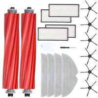 Ersatzteile Wischtücher für Roborock S7 S7 Plus T7S T7S Plus Roboterstaubsauger Zubehör-Kit Hauptbürste, Filter, Seitenbürste, Reinigungsbürste von QERSTA