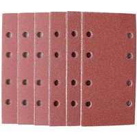 Klett-Schleifpapier 40/60/80/120/180/240 - 30 Blatt à 18,5 x 9,3 cm für Rechteckschleifer von QERSTA