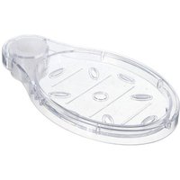 Seifenbox aus Kunststoff – transparenter Duschseifenhalter, Aufbewahrungshalter, 1 Stück, 22 mm von QERSTA