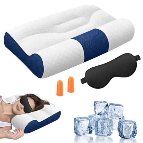 QEWEUUIE Nackenkissen aus Memory-Schaum, ergonomisches orthopädisches Kissen-250905-04 QEWEUUIE Nackenkissen aus Memory-Schaum, ergonomisches orthopädisches Kissen-250905-04 von QEWEUUIE