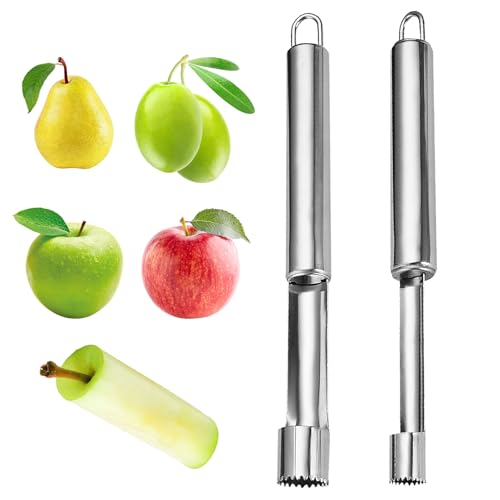 Apfelentkerner, 2 Stück Apfelausstecher Edelstahl Entkerner Apfel Apfelstecher Ausstecher Apfel Apfelentkerner Apfelausstecher mit Edelstahlklinge Entkerner für Bratapfel und Apfelkuchen Apfelentkerner, 2 Stück Apfelausstecher Edelstahl Entkerner Apfel Apfelstecher Ausstecher Apfel Apfelentkerner Apfelausstecher mit Edelstahlklinge Entkerner für Bratapfel und Apfelkuchen von QFECT