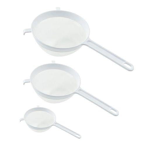 3-Teiliges Filtersieb, Kunststofffilter, Küchenfilter, Feinmaschiger Filter, Küchenbedarf, Kleiner Haushaltsfilter von QFEHTHSK