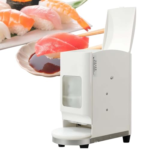 Automatische Onigiri-Form, 1.200 GroßE ReisbäLlchenformen FüR Sushi-Maschinen, One-Touch-Start, Einstellbare ReisbäLlchendichte, Japanisches Sushi-Pressform-Set, Intelligenter Drehteller,Mould-20g von QFGain