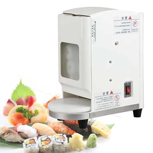 Diy-Sushi-Rollenformer – 1.200 StüCk/H Kleine Runde ReisbäLlchenformmaschine, Automatische Onigiri-Form FüR AnfäNger, Intelligent Drehteller, FüR Den Gewerblichen Heimgebrauch,Mould-16g von QFGain