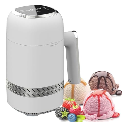 Mini-Eismaschine – Lcd-Bedienfeld, 300 Ml Elektrischer Dessertmaker FüR Joghurt, Sorbet, Cremige Mischungen Und Mehr – Tragbare GefrierkäSemaschine, HalbleiterküHlung Mini-Eismaschine – Lcd-Bedienfeld, 300 Ml Elektrischer Dessertmaker FüR Joghurt, Sorbet, Cremige Mischungen Und Mehr – Tragbare GefrierkäSemaschine, HalbleiterküHlung von QFGain