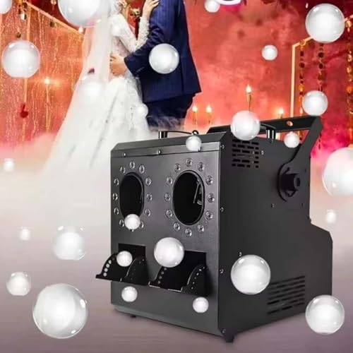 QFGain Professionelle Led-Nebelseifenblasenmaschine – DMX/LCD/Fernbedienung, Mit 2 Blasenventilatoren, 16 RGB-LEDs, Dynamischer Farbmischung, Nebelausstoß 3.000 M³/Min, 4 Rutschfesten GummifüßEn QFGain Professionelle Led-Nebelseifenblasenmaschine – DMX/LCD/Fernbedienung, Mit 2 Blasenventilatoren, 16 RGB-LEDs, Dynamischer Farbmischung, Nebelausstoß 3.000 M³/Min, 4 Rutschfesten GummifüßEn von QFGain