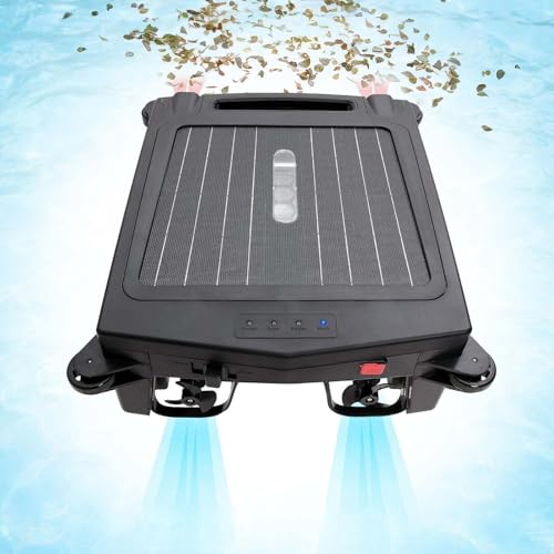 QFGain Solar-Elektrischer Poolskimmer-Roboter – Doppelladefunktion, Automatische Hindernisvermeidung, 450-µM-Feinfilterung, Intelligentes Parken Und Automatische Modusumschaltung, FüR Bis Zu 100 M² QFGain Solar-Elektrischer Poolskimmer-Roboter – Doppelladefunktion, Automatische Hindernisvermeidung, 450-µM-Feinfilterung, Intelligentes Parken Und Automatische Modusumschaltung, FüR Bis Zu 100 M² von QFGain