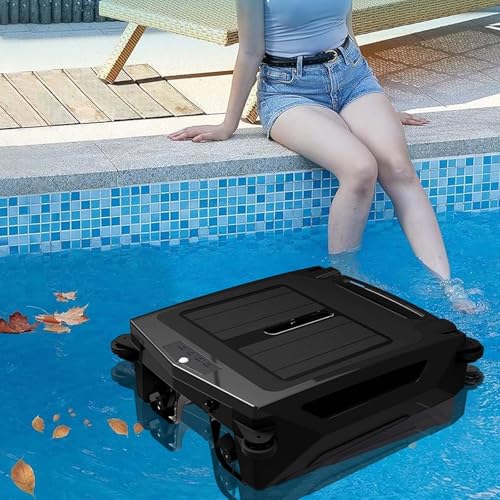 QFGain Solarbetriebener Elektrischer Poolskimmer-Roboter – Schwimmender Reiniger FüR Aufstellpools, Automatischer Poolroboter Skimmer Mit Intelligenter Selbstparkfunktion Und Wasserskimmer-Funktion QFGain Solarbetriebener Elektrischer Poolskimmer-Roboter – Schwimmender Reiniger FüR Aufstellpools, Automatischer Poolroboter Skimmer Mit Intelligenter Selbstparkfunktion Und Wasserskimmer-Funktion von QFGain