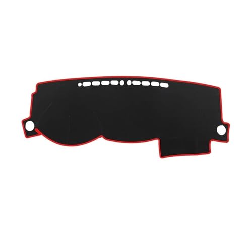Auto-Armaturenbrett-Abdeckung Für Toyota Für Corolla Für Altis Für Fielder E120 E130 2003-2004 Armaturenbrett-Abdeckungsmatte Pad Dash SunVisor Protector Teppich Interior(Black(Red Edge)RHD) von QFJFBGGH