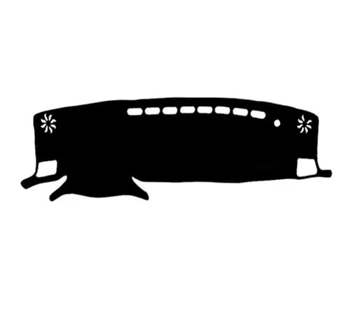 Auto-Armaturenbrett-Abdeckung Für Toyota Für Highlander Für Kluger XU70 2020-2024 Dashmat Dashboard Abdeckung Matte Pad Anti-Uv Dash Sonnenschirm Schützen Teppich Interior(Without HUD LHDBlack(Black E von QFJFBGGH