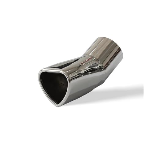QFJFBGGH Abgasrohr 1PC Auspuff Schwanz 304 Edelstahl Endrohr Auto Dekoration Zubehör Schalldämpfer Rohr Düsen Für Ändern Universal Teile Kfz Auspuffrohr(In63mm) von QFJFBGGH