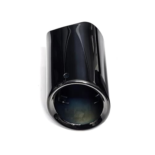 QFJFBGGH Abgasrohr Für 5 Series F10 F11 E60 E61 E39 528i 530i 535i 535d Auspuff Schalldämpfer Spitze Düse Schwanz Kehle Dekoration Kfz Auspuffrohr(Black 1PCS) von QFJFBGGH