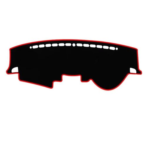 QFJFBGGH Auto-Armaturenbrett-Abdeckung Für KIA Für Forte 2009-2013 TD Anti-Rutsch-Matte Armaturenbrett-Abdeckung Sonnenschirm Dashmat Teppich Zubehör Interior(RHD Red) von QFJFBGGH