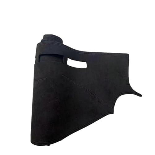 QFJFBGGH Auto-Armaturenbrett-Abdeckung Für X1 IX1 2023 2024 U10 U11 Wildleder Leder Dashmat Dash Matte Abdeckung Dashboard Pad Sonnenschutz Schutz Teppich Zubehör Interior(Voll schwarz,LHD) von QFJFBGGH