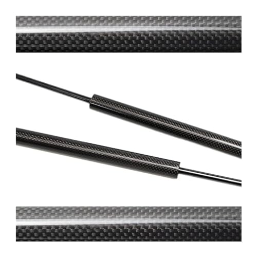 QFJFBGGH Motorhaubenheberstütze Haube Streben Kit Für MG4 EV 2022-2025 Für MG 4 Mulan Front Motorhaube Lift Unterstützung Dämpfer Feder Stoßdämpfer Kolben Prop Stange Gasfeder(Black Carbon Fiber) von QFJFBGGH