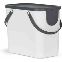 Qfplus - Rotho Mülltrennungssystem Albula 25 l 40 x 23,5 x 34 cm Recyclingbehälter Eimer von QFPLUS