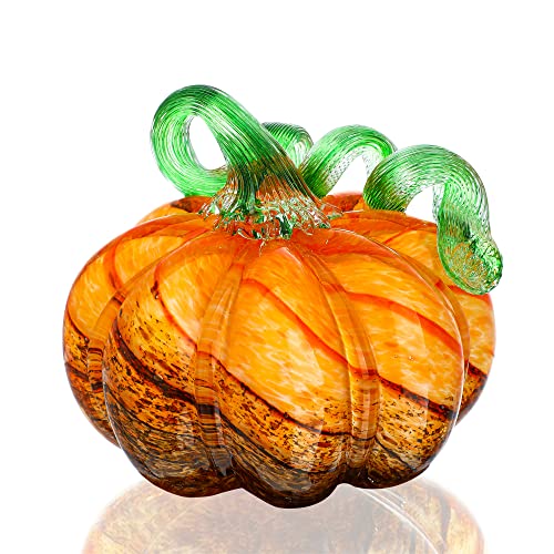 QFkris 12,7 cm geblasenes Glas Kürbis Figuren Sammlerstücke Halloween Herbst Kürbisse zum Dekorieren Ornament Kristall Kürbisse Kunst Briefbeschwerer QFkris 12,7 cm geblasenes Glas Kürbis Figuren Sammlerstücke Halloween Herbst Kürbisse zum Dekorieren Ornament Kristall Kürbisse Kunst Briefbeschwerer von QFkris