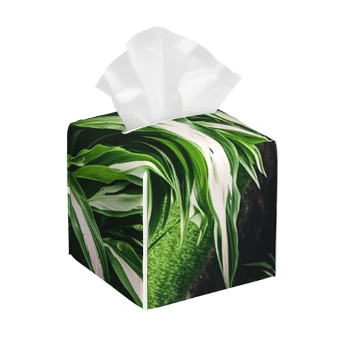 Quadratische Taschentuchbox aus Leder, für Rasen und Garten, wasserdicht und langlebig, Heimdekoration, Schreibtisch, Badezimmer, Auto, niedlicher Taschentuchbeutel Quadratische Taschentuchbox aus Leder, für Rasen und Garten, wasserdicht und langlebig, Heimdekoration, Schreibtisch, Badezimmer, Auto, niedlicher Taschentuchbeutel von QGGHNISD