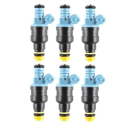 0280150715 0280150941 Für 3 Für E30 Für E36 5 Für E34 8 Für E31 7 Für E32 Für E38Z1 Auto Kraftstoff Düse Injektor Injektoren Injektor Zubehör Auto Kraftstoff Düsen(6 Pcs) von QGQFDEYUNB