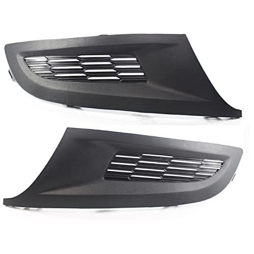 QGQFDEYUNB Autogrillgitter 1 Paar Auto Vorderen Stoßfänger Unteren Nebel Lampe Kühlergrill Abdeckung & Air Vent Abdeckung Für 2011-2013 von QGQFDEYUNB