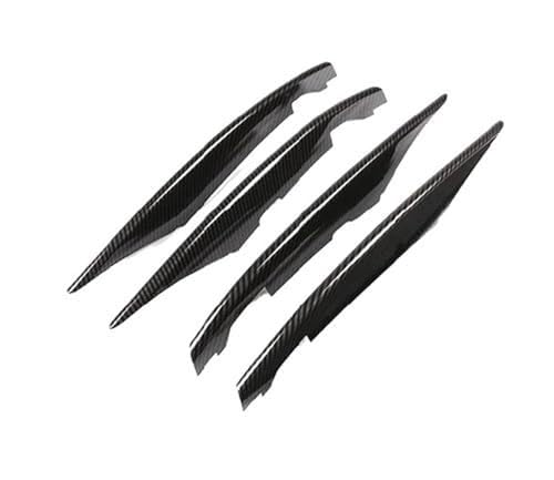 QGQFDEYUNB Autogrillgitter Auto Front Nebel Lampe Streifen Trim Abdeckung Für Benz EINE Klasse W177 V177 A180-A250 2019-2023 Front Stoßstange Grille(‎Carbon Fiber Pattern) von QGQFDEYUNB