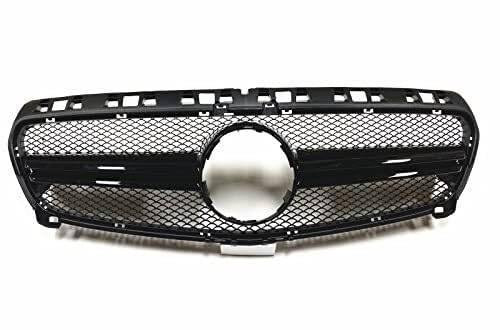QGQFDEYUNB Autogrillgitter Auto-Frontgrill Für Benz Für W176 A-Klasse 2013–2015 A180 A200 A45 Obere Stoßstangenhaube Mesh Grid Racing Air Grille von QGQFDEYUNB