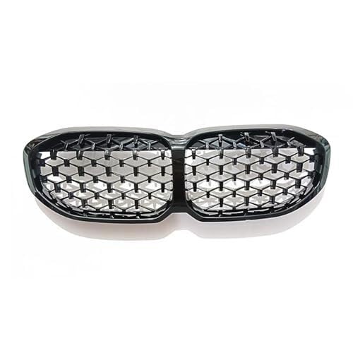 QGQFDEYUNB Autogrillgitter Auto Nebel Licht Kühlergrill Kit Für 1 Serie F40 (2019-2023) Schwarz Front Niere Oberen Stoßfänger Haube Mesh(‎Black) von QGQFDEYUNB