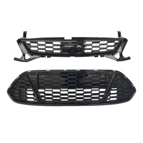 QGQFDEYUNB Autogrillgitter Front Kühlergrill Für Mondeo 2011-2013 MK4 Oberen Und Unteren(Front and Lower) von QGQFDEYUNB