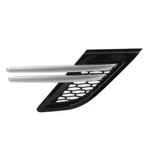 QGQFDEYUNB Autogrillgitter Kühlergrill Und Lüftungsschlitze Grill 1 Stück Schwarz Für Range Für Rover Sport 2014-2017 LR044152 LR044149 Belüftung(1pcs Right) von QGQFDEYUNB
