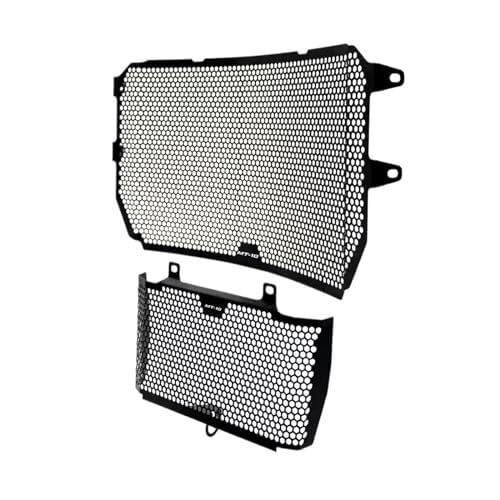 QGQFDEYUNB Autogrillgitter Kühlergrillschutz und Ölkühlerabdeckung für 2016–2023 MT-10/FZ-10 von QGQFDEYUNB