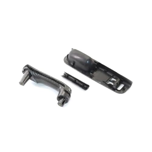 QGQFDEYUNB Chrom Türgriffe Innen Auto 3x Innentürgriffe Aus Kohlefaser-ABS Für Golf 4 (1999-2006), Für Passat (1997-2005), Für Bora (1999-2001) von QGQFDEYUNB