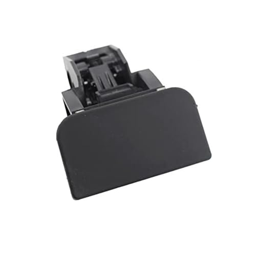 QGQFDEYUNB Chrom Türgriffe Innen Auto ABS-Kunststoff, schwarz, Handschuhfachschloss mit Deckelgriff Für Fließhecklimousine 2002–2009(Black) von QGQFDEYUNB