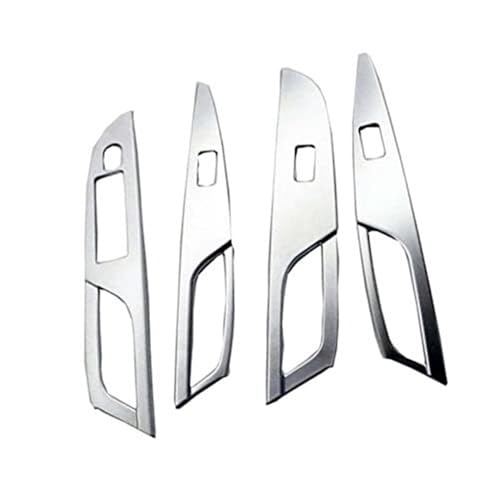 QGQFDEYUNB Chrom Türgriffe Innen Auto Auto-Innentürgriff, Armlehnenabdeckung und Styling-Aufkleber - Innenausstattung für Suzuki SX4 S für Cross 2014-2019 von QGQFDEYUNB