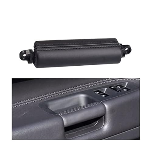 QGQFDEYUNB Chrom Türgriffe Innen Auto Auto-Innentürgriff Für Vw Für Touareg 2003-2010 Mit Abdeckungsverkleidung Ersatz(Black) von QGQFDEYUNB