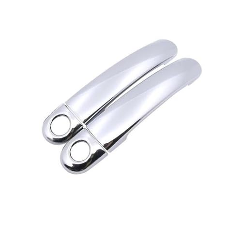 QGQFDEYUNB Chrom Türgriffe Innen Auto Autotürgriffabdeckung Trim Set Kappe Für Seat Für MK1 1M (1999-2004) Auto-Styling-Zubehör(‎2door 2keyhole) von QGQFDEYUNB