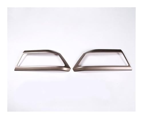 QGQFDEYUNB Chrom Türgriffe Innen Auto Dekorative Rahmenabdeckungsaufkleber Für Den Beifahrertürgriff, Für Defender 90 2020–2023, ABS, Mattschwarz, Auto-Innentürgriff(‎Brown) von QGQFDEYUNB