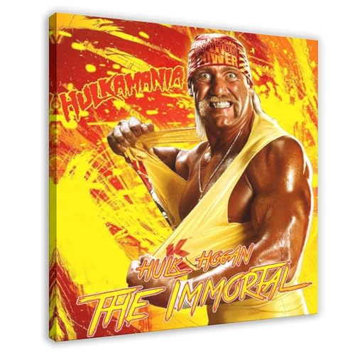 QGVBGF Hulk Hogan Wrestling Kunstdruck auf Leinwand, Poster, Schlafzimmer, Dekoration, Landschaft, Büro, Raumdekoration, Geschenk, 60 x 60 cm QGVBGF Hulk Hogan Wrestling Kunstdruck auf Leinwand, Poster, Schlafzimmer, Dekoration, Landschaft, Büro, Raumdekoration, Geschenk, 60 x 60 cm von QGVBGF