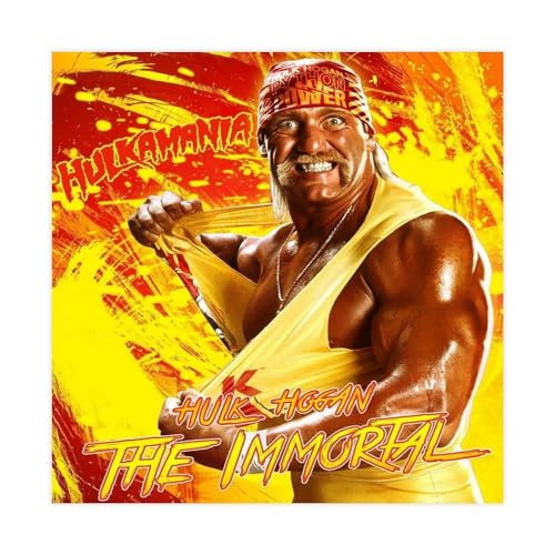 QGVBGF Hulk Hogan Wrestling Kunstdruck auf Leinwand, Poster, Schlafzimmer, Dekoration, Landschaft, Büro, Raumdekoration, Geschenk, 70 x 70 cm QGVBGF Hulk Hogan Wrestling Kunstdruck auf Leinwand, Poster, Schlafzimmer, Dekoration, Landschaft, Büro, Raumdekoration, Geschenk, 70 x 70 cm von QGVBGF
