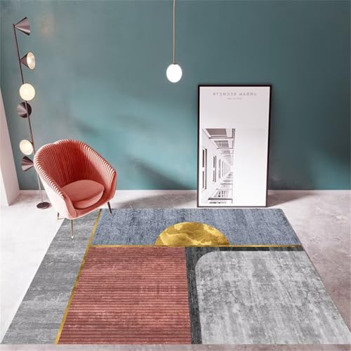QGYFRE Carpet Living Room Teppich Kinderzimmer Maedchen small Rugs for 120x160CM Kinderteppich blau Tapis Moderne gris et doré. Outdoor QGYFRE Carpet Living Room Teppich Kinderzimmer Maedchen small Rugs for 120x160CM Kinderteppich blau Tapis Moderne gris et doré. Outdoor von QGYFRE