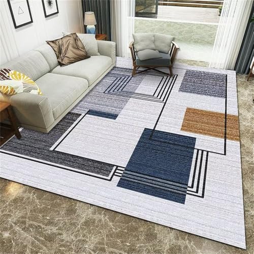 QGYFRE Kitchen Teppich 50x80CM Grau Kinderteppich Klein Rutschfester bedruckter Blauer moderner geometrischer Eingangs-Fußmatte lauferteppich Flur lang Teppiche Waschbar QGYFRE Kitchen Teppich 50x80CM Grau Kinderteppich Klein Rutschfester bedruckter Blauer moderner geometrischer Eingangs-Fußmatte lauferteppich Flur lang Teppiche Waschbar von QGYFRE