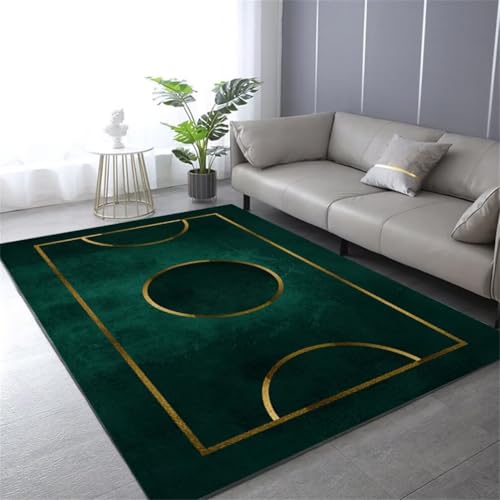 QGYFRE Küche Teppich XXL maschinenwaschbar 60x110CM vorleger Grün Tapis géométrique Moderne. korridor von QGYFRE