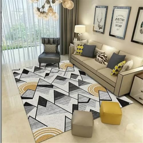 QGYFRE Teppich Esszimmer Küche Waschbar Nursery Rugs Girls 100x200CM Kinderteppich Mädchen Grau Tapis géométrique Moderne. Weicher QGYFRE Teppich Esszimmer Küche Waschbar Nursery Rugs Girls 100x200CM Kinderteppich Mädchen Grau Tapis géométrique Moderne. Weicher von QGYFRE