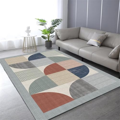 QGYFRE Teppich Esszimmer Langlebig Und Teppiche Kinderteppich Klein 100x200CM 3D-schlafzimmerteppich blau Tapis géométrique rétro Multicolore. bedruckter QGYFRE Teppich Esszimmer Langlebig Und Teppiche Kinderteppich Klein 100x200CM 3D-schlafzimmerteppich blau Tapis géométrique rétro Multicolore. bedruckter von QGYFRE