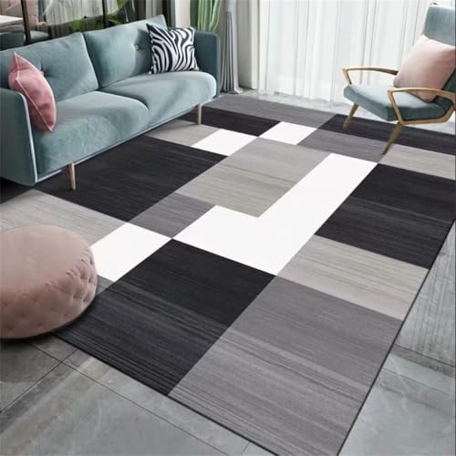 QGYFRE Teppich Wohnzimmer Hübscher küchenteppiche 90x120CM weich Grau Tapis géométrique Moderne. Rugs for Living Room QGYFRE Teppich Wohnzimmer Hübscher küchenteppiche 90x120CM weich Grau Tapis géométrique Moderne. Rugs for Living Room von QGYFRE