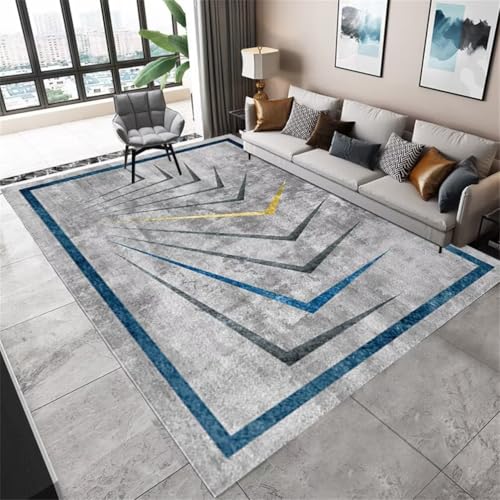QGYFRE Teppich Wohnzimmer Kinderteppiche Jungs Kinderzimmer Teppiche 90x120CM Schlafzimmer Nachttisch Grau Tapis bleu facile à entretenir. groß für QGYFRE Teppich Wohnzimmer Kinderteppiche Jungs Kinderzimmer Teppiche 90x120CM Schlafzimmer Nachttisch Grau Tapis bleu facile à entretenir. groß für von QGYFRE