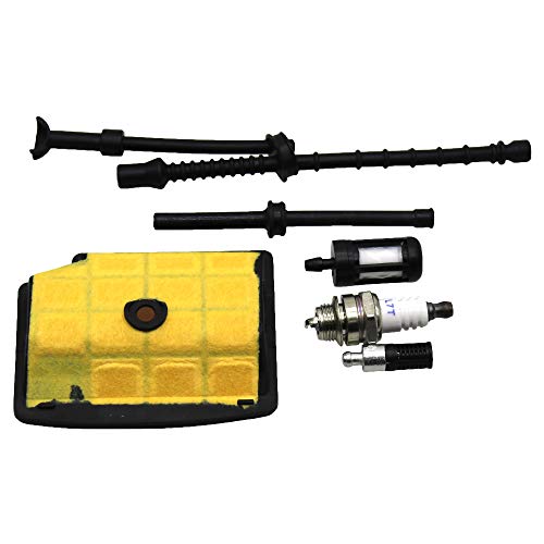 QHALEN Luftfilter Zündkerze Kraftstofföl Rohr Service Kit für Stihl MS200T 020T 020 Kettensägenteile #1129 120 1602 von QHALEN