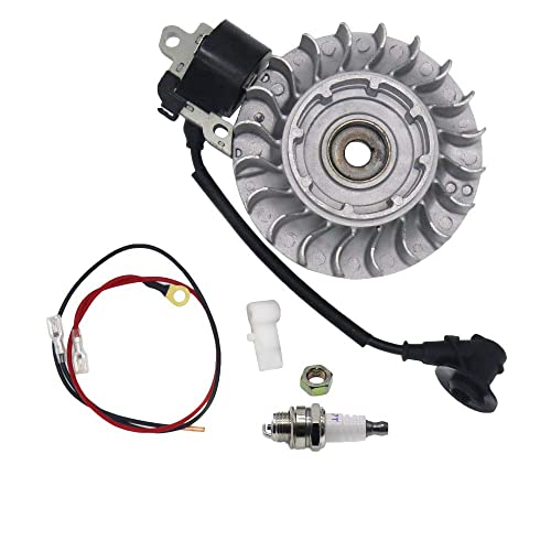 QHALEN Schwungrad mit NGK Stopfenspule Kit für Stihl MS660 066 Kettensäge 1122 400 1217 von QHALEN