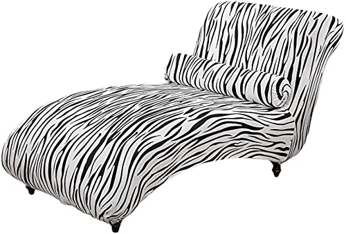QHDXL Stretch Relaxliege Schonbezug ohne Armlehnen Elastische Chaiselongue Schonbezüge Abdeckung Liegesessel Bezug Sofabezug rutschfest Relaxsessel Bezüge Hellgrau (Color : Color-21) von QHDXL