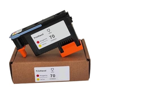 Kompatibel for HP 70 Druckkopf C9404A C9405A C9406A C9407A C9408A C9409A C9410A(70 M and Y) von QHGLTHO